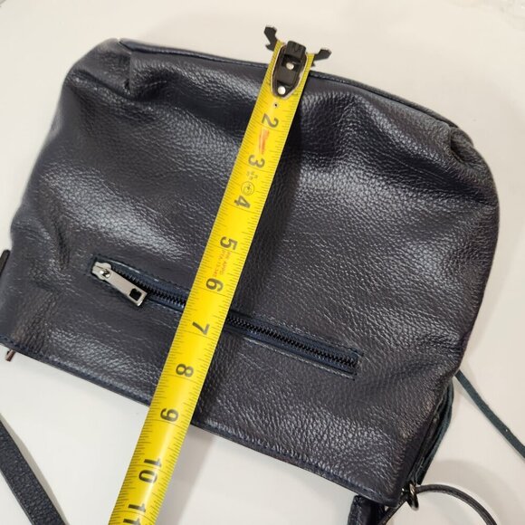 Borse in Pelle Purse w/ Fringe Detail Leather Italy Black - Picture 11 of 11